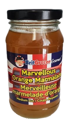 BritGrocer Marvellous Medium Cut Marmalade 6 x 309ml